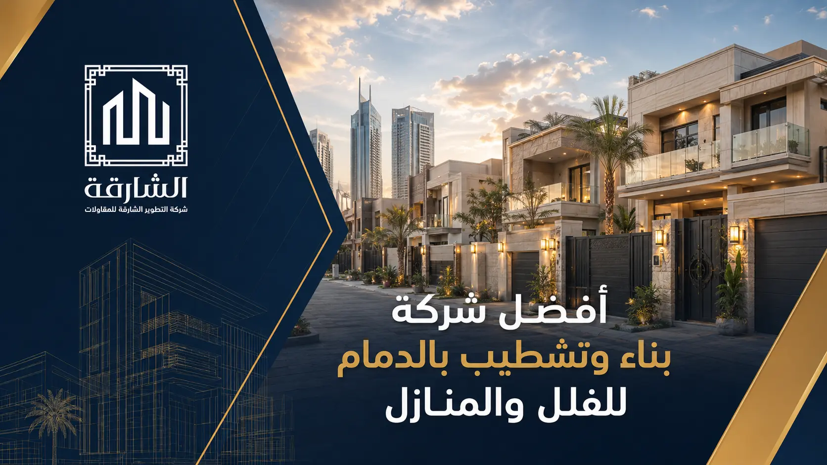 أفضل شركة بناء وتشطيب بالدمام للفلل والمنازل