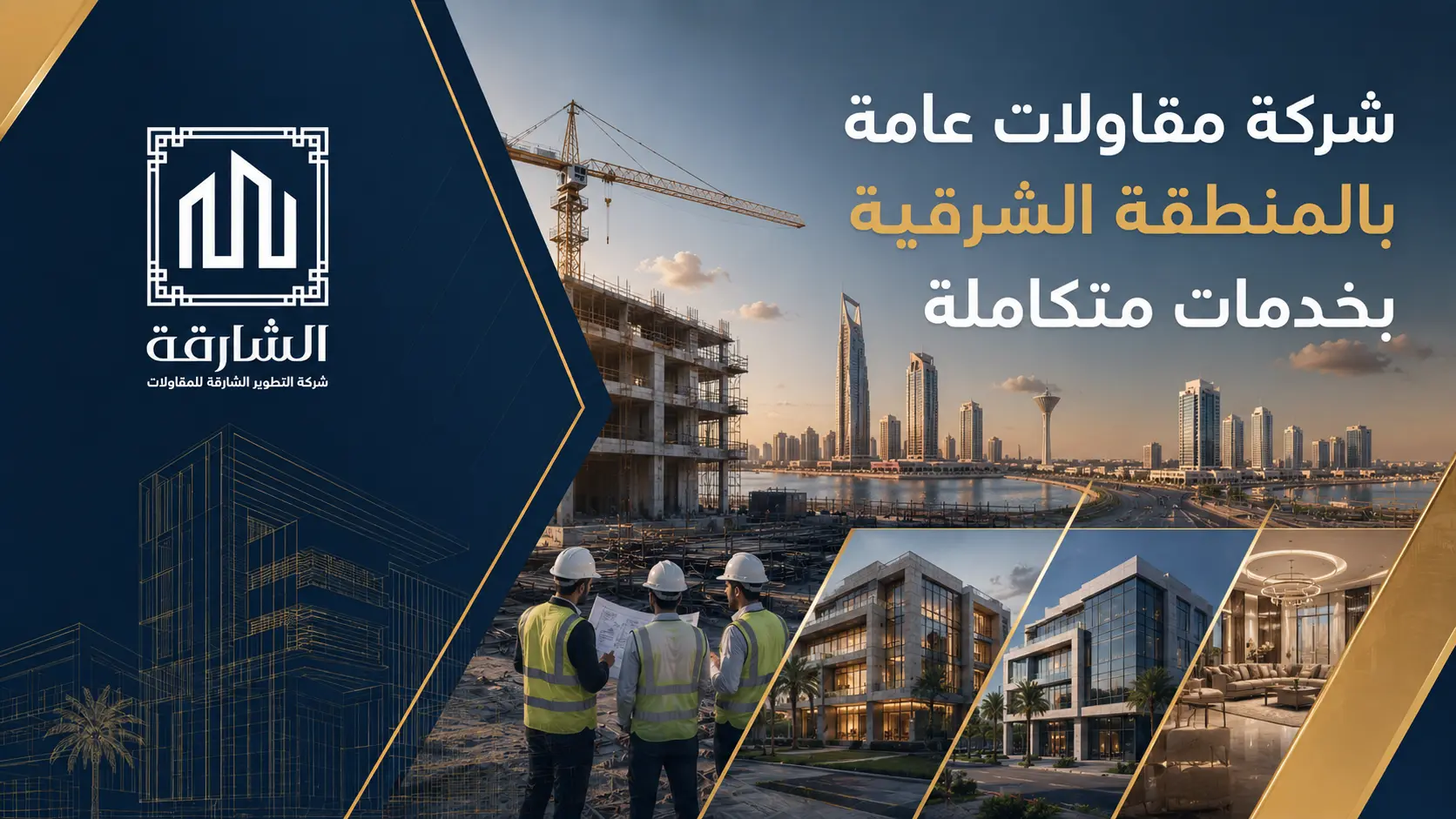 شركة مقاولات عامة بالمنطقة الشرقية بخدمات متكاملة