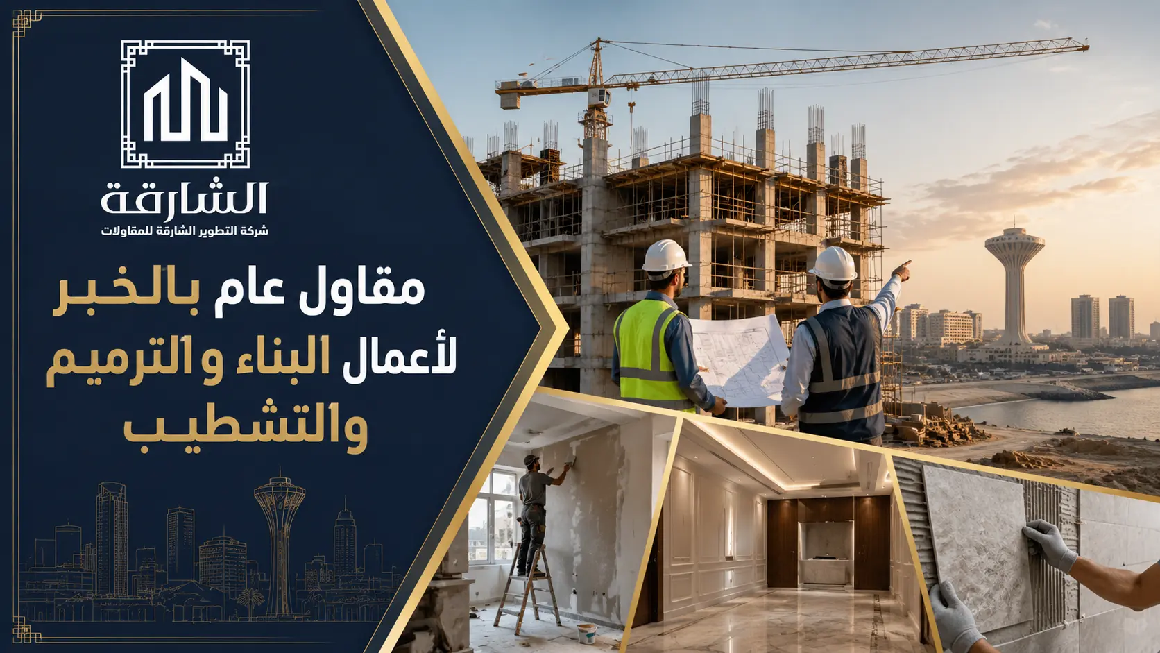 مقاول عام بالخبر لأعمال البناء والترميم والتشطيب