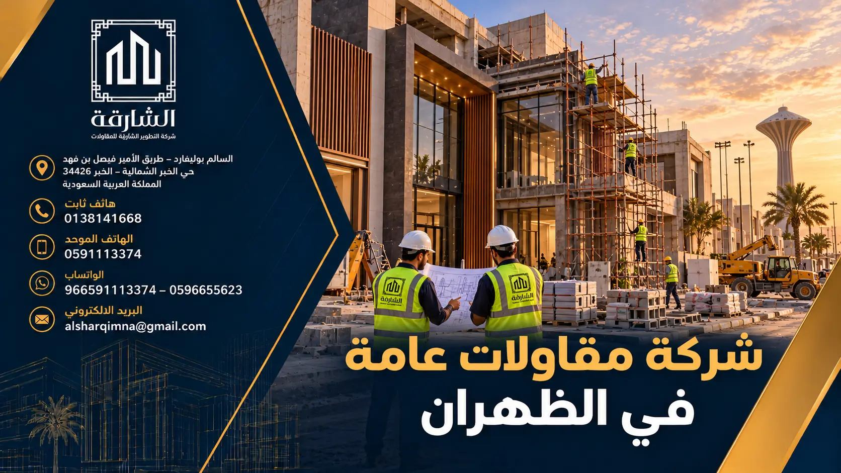 شركة مقاولات عامة في الظهران